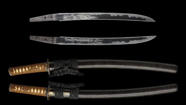 Antique Japanese Sword Wakizashi Signed by Kanetsune <br> NBTHK <span style="color: #ff0000;">Hozon</span> Certificate - Image 12