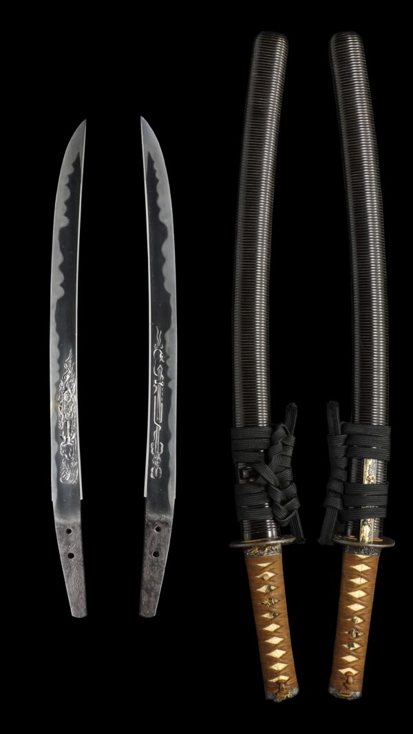 Antique Japanese Sword Wakizashi Signed by Kanetsune <br> NBTHK <span style="color: #ff0000;">Hozon</span> Certificate - Image 9