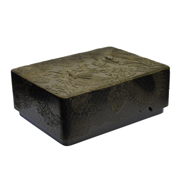 Japanese wooden lacquer box-Bunko Souryu Zu (Bunko-08) - Image 2