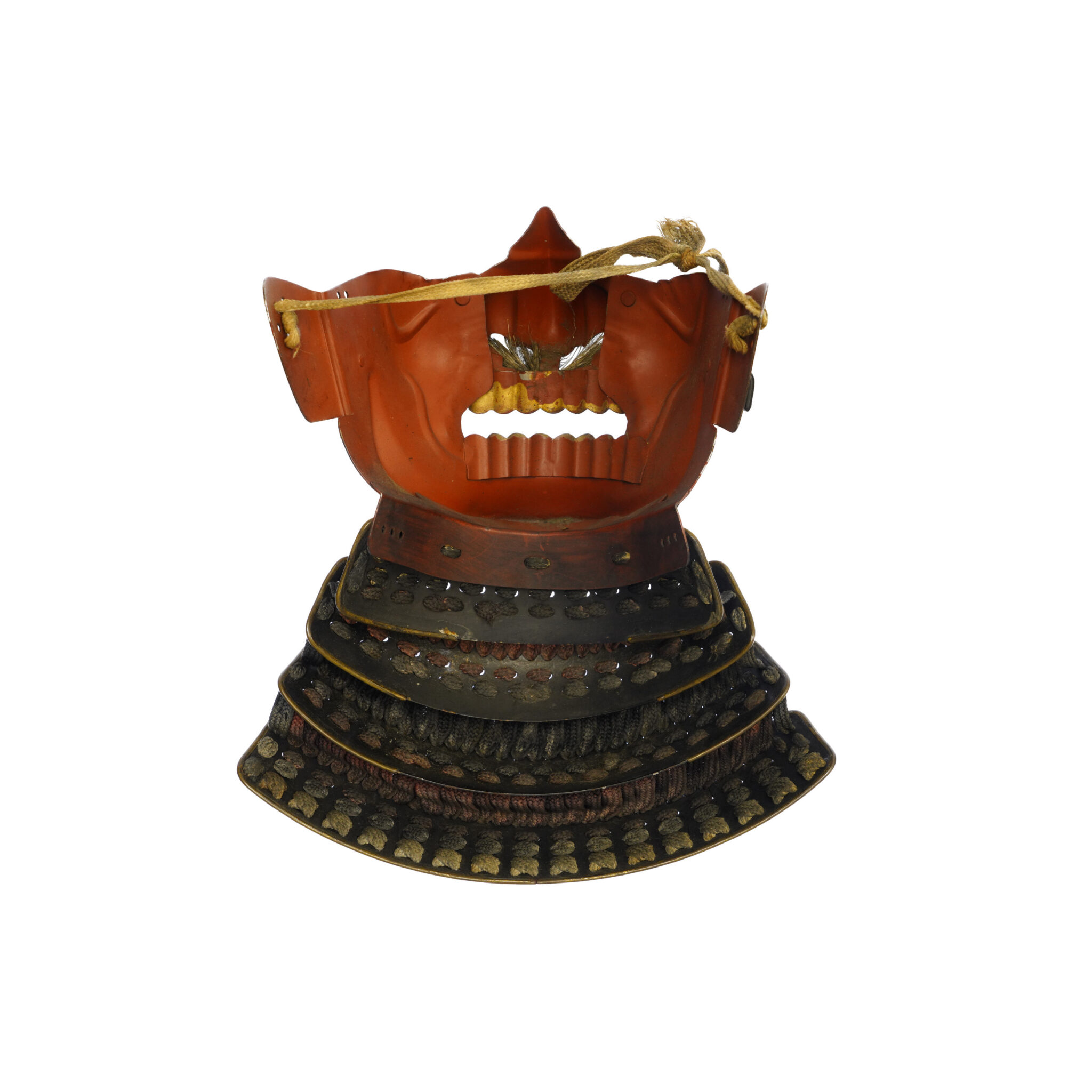 Antique Late Edo Period Menpo Face Guard for Samurai Armor (Menpo10