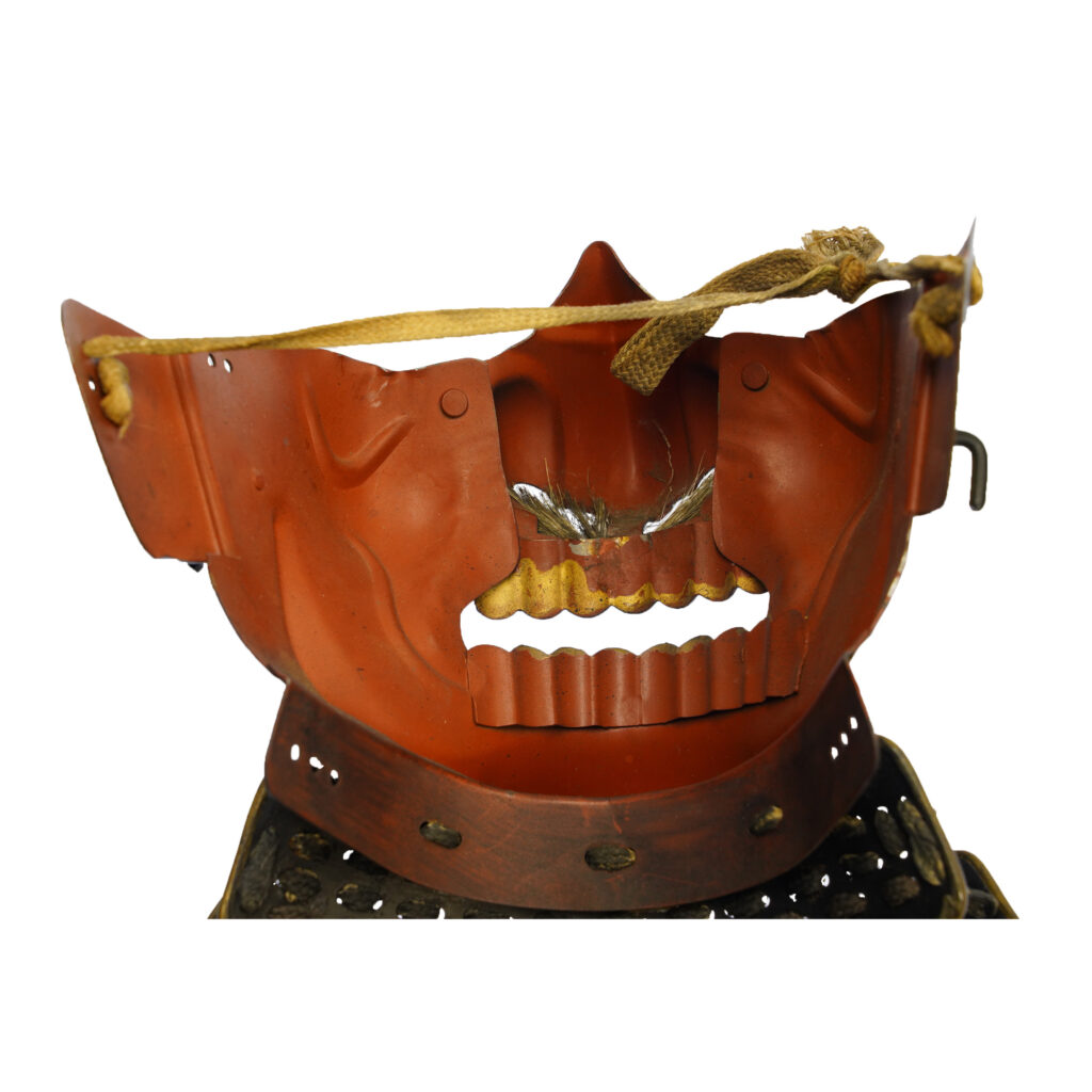 Antique Late Edo Period Menpo Face Guard for Samurai Armor (Menpo10