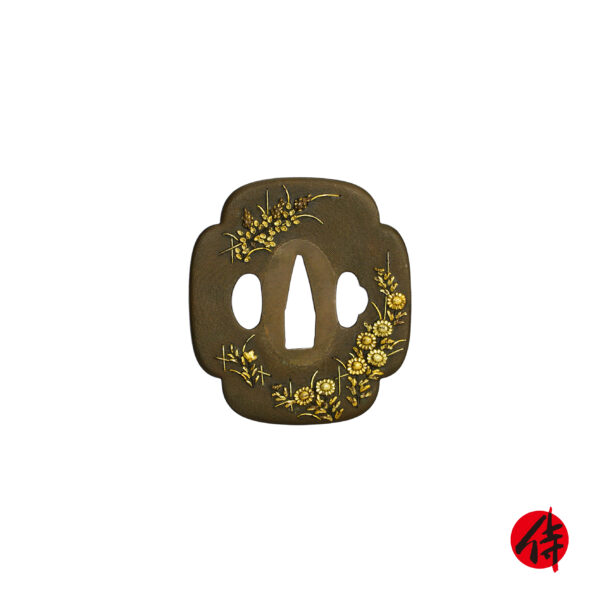 Antique Tsuba for Samurai Sword (T-547)
