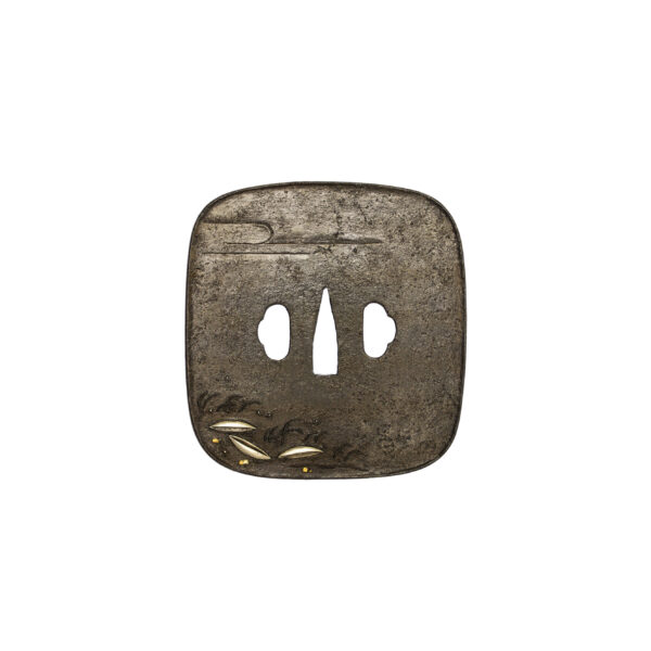 Antique Tsuba for Samurai Sword with NBTHK <strong><span style="color: #ff0000;">Hozon</span></strong> Certificate (T-541) - Image 4