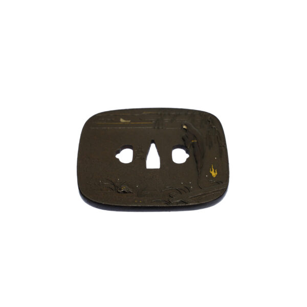 Antique Tsuba for Samurai Sword with NBTHK <strong><span style="color: #ff0000;">Hozon</span></strong> Certificate (T-541) - Image 6
