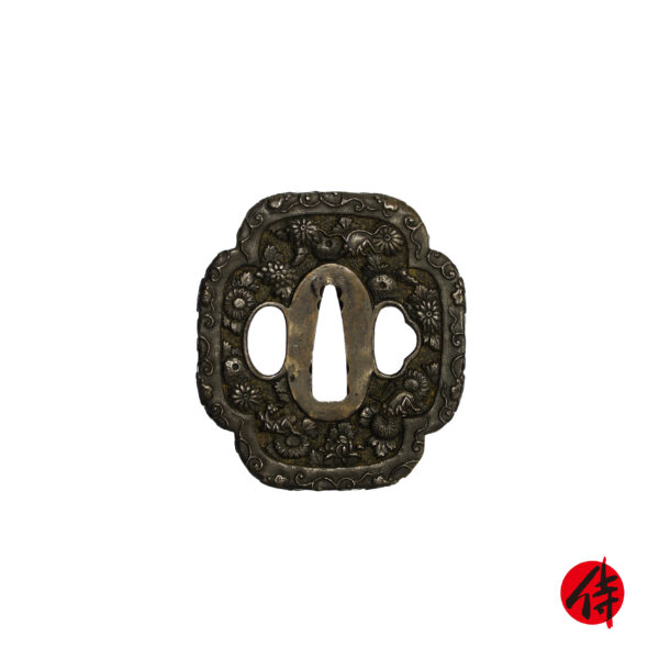 Antique Tsuba for Samurai Sword (T-554)