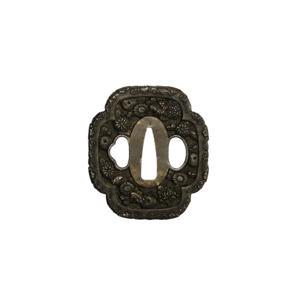 Antique Tsuba for Samurai Sword (T-554) - Image 3