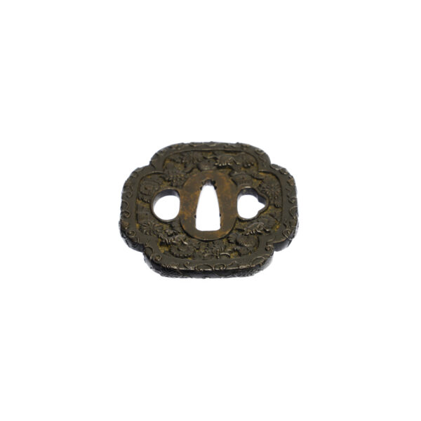 Antique Tsuba for Samurai Sword (T-554) - Image 4
