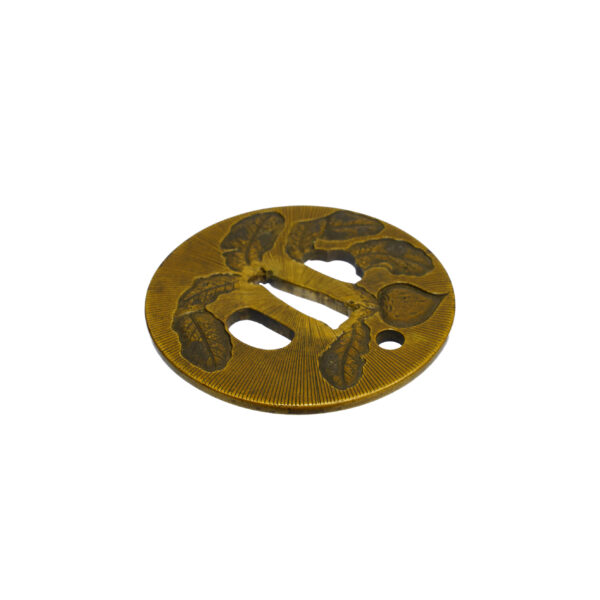 Antique Tsuba for Samurai Sword with NBTHK <strong><span style="color: #ff0000;">Hozon</span></strong> Certificate (T-556) - Image 6