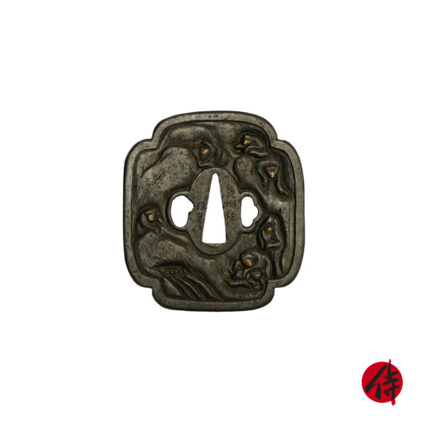 Antique Tsuba for Samurai Sword (T-582)