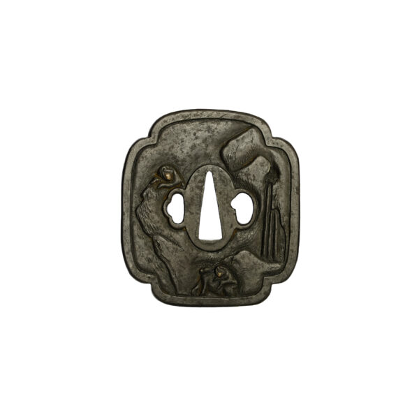 Antique Tsuba for Samurai Sword (T-582) - Image 3