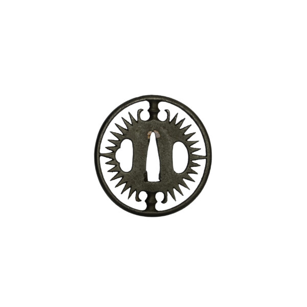 Antique Tsuba for Samurai Sword (T-585) - Image 3