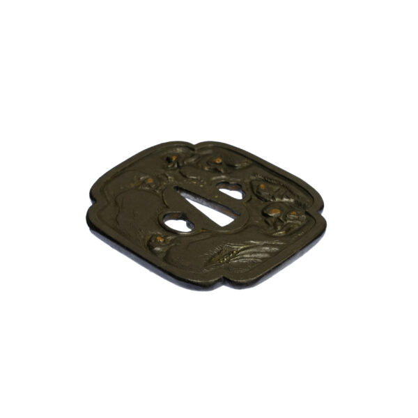 Antique Tsuba for Samurai Sword (T-582) - Image 5