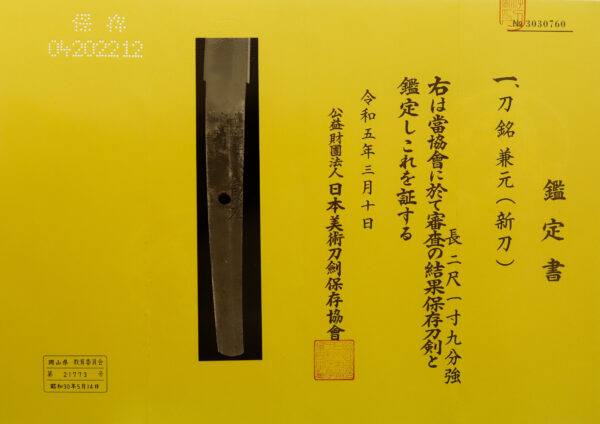 Antique Japanese Sword Daisho Signed by Kanemoto NBTHK<span style="color: #ff0000;"><span style="color: #ff0000;"> Hozon</span> Certificate - Image 34