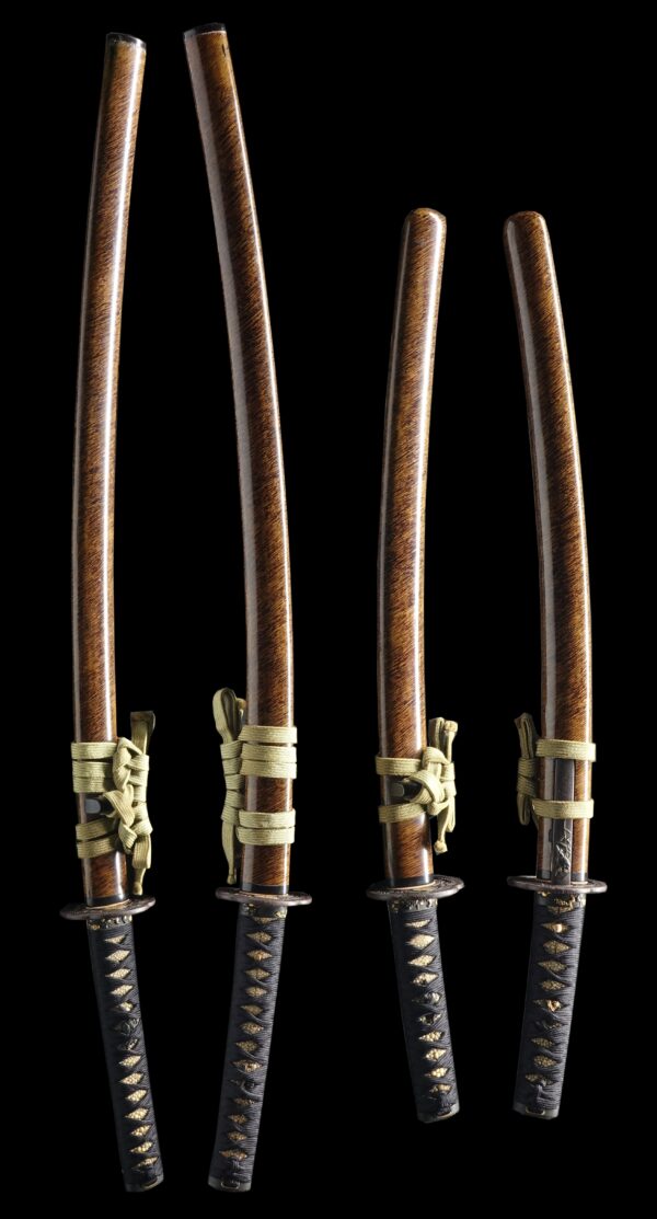 Antique Japanese Sword Daisho Signed by Kanemoto NBTHK<span style="color: #ff0000;"><span style="color: #ff0000;"> Hozon</span> Certificate - Image 14