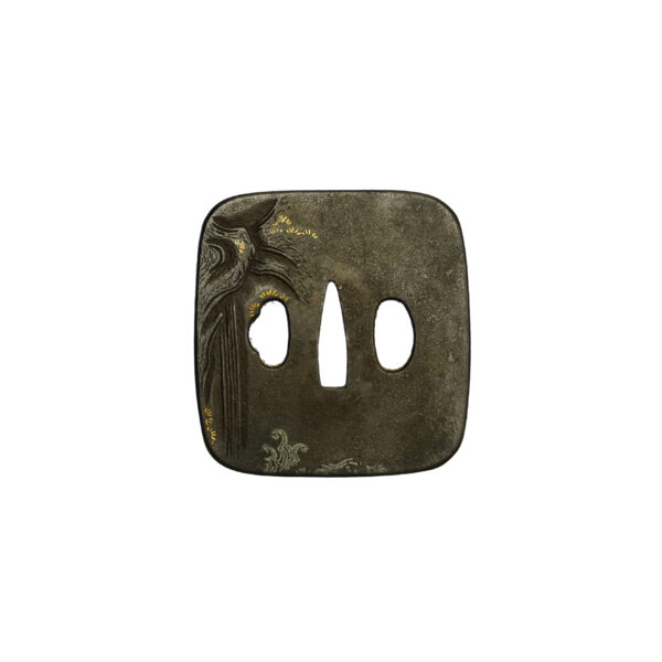 Antique Tsuba for Samurai Sword (T-595) - Image 3