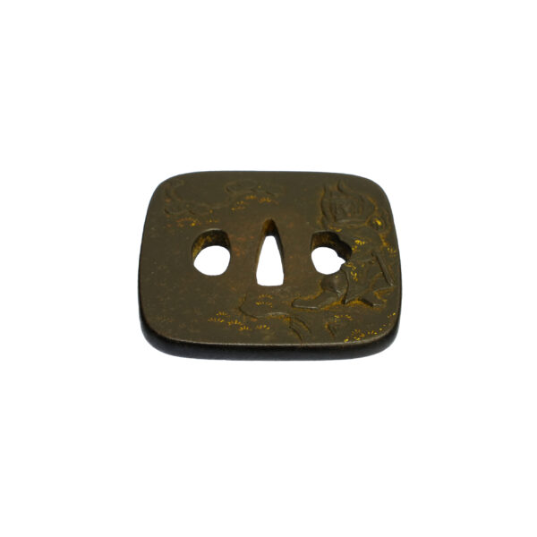 Antique Tsuba for Samurai Sword (T-595) - Image 4