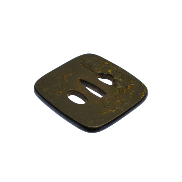 Antique Tsuba for Samurai Sword (T-595) - Image 5