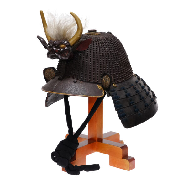 Antique Samurai Helmet <br>Early Edo Period <br>Rokujuni Ken Koboshi Kabuto <br><span style="color: #ff0000;"><strong>Tokubetsu Kicho</strong></span> Shiryo Certificate</span> (KT-22) - Image 2