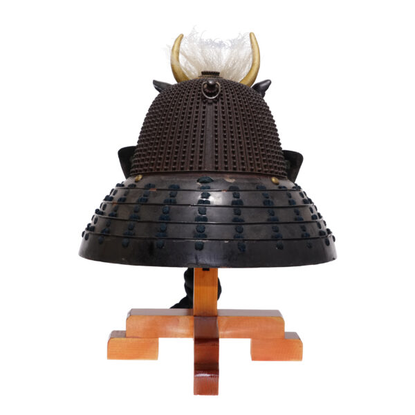 Antique Samurai Helmet <br>Early Edo Period <br>Rokujuni Ken Koboshi Kabuto <br><span style="color: #ff0000;"><strong>Tokubetsu Kicho</strong></span> Shiryo Certificate</span> (KT-22) - Image 4