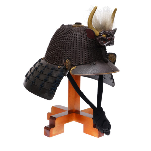 Antique Samurai Helmet <br>Early Edo Period <br>Rokujuni Ken Koboshi Kabuto <br><span style="color: #ff0000;"><strong>Tokubetsu Kicho</strong></span> Shiryo Certificate</span> (KT-22) - Image 6
