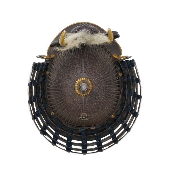 Antique Samurai Helmet <br>Early Edo Period <br>Rokujuni Ken Koboshi Kabuto <br><span style="color: #ff0000;"><strong>Tokubetsu Kicho</strong></span> Shiryo Certificate</span> (KT-22) - Image 7