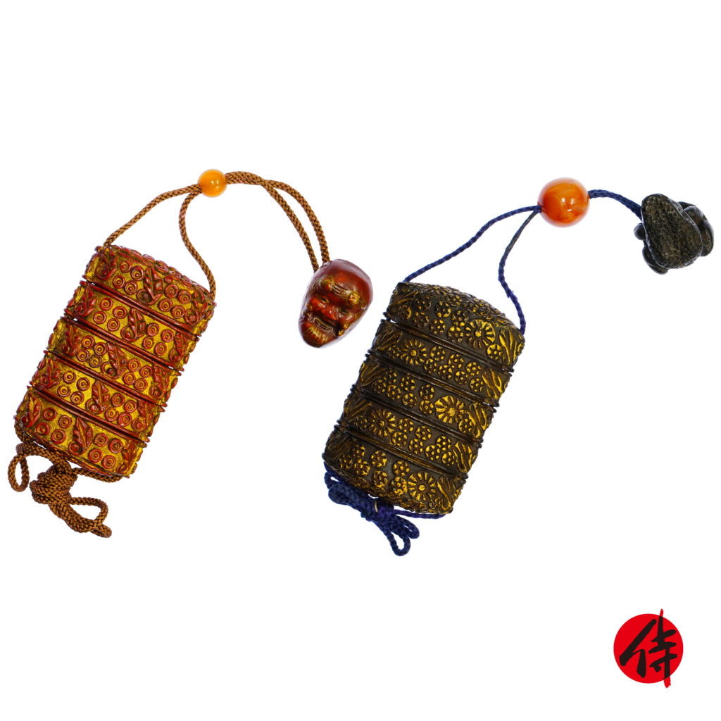 Traditional Japanese caseantique Inro (IR22) Samurai Museum Shop