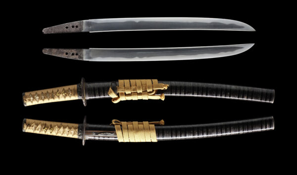 Antique Japanese Sword Wakizashi Signed by Harima no Kami Kanetaka <br>NBTHK <span style="color: #ff0000;"><strong> Tokubetsu Hozon</strong> </span>Certificate - Image 12