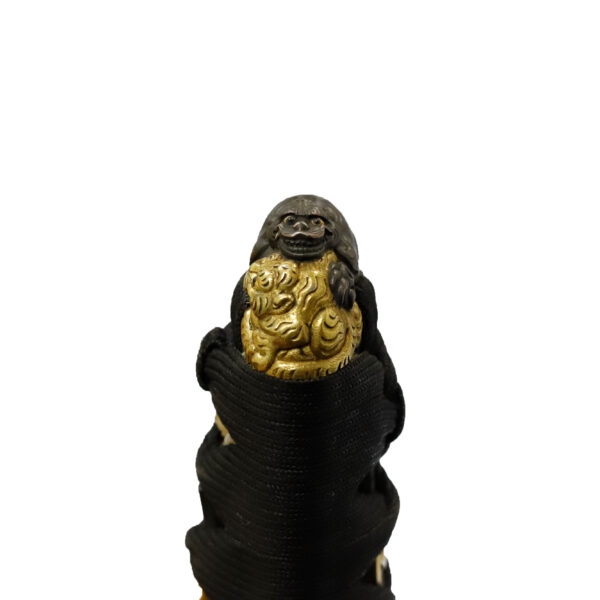 Antique Japanese Sword Tanto Attributed to Soshu Tsunahiro<br> NBTHK <span style="color: #ff0000;">Hozon </span>Certificate and Tokubetsu Kicho Kodogu with the Urushi box - Image 15
