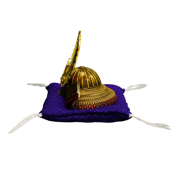 Takaoka Copper Crafts<br>Famous Samurai Helmet Figurine<br>Tokugawa Ieyasu - Image 2