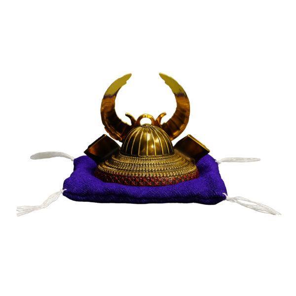 Takaoka Copper Crafts<br>Famous Samurai Helmet Figurine<br>Tokugawa Ieyasu - Image 3