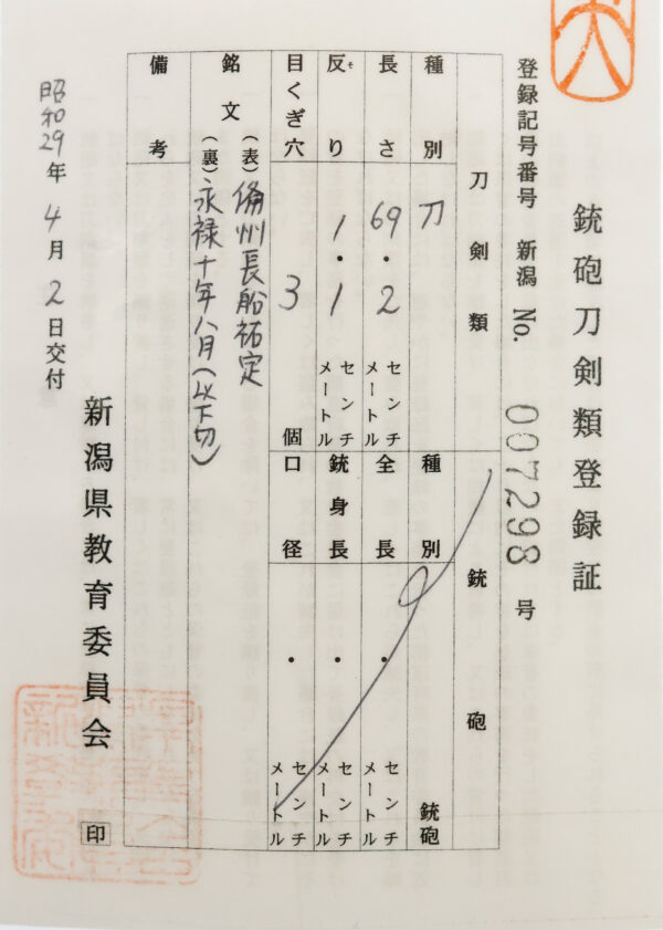 Antique Japanese Sword Katana Signed by Bishu Osafune Sukesada <br>NBTHK <span style="color: #ff0000;">Hozon </span>Certificate - Image 23