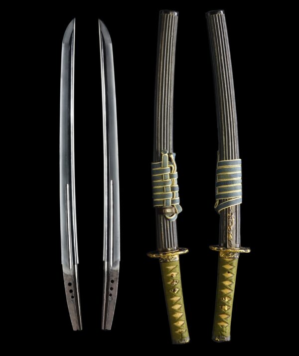 Antique Japanese Sword Daisho Signed by Senjuin/Attributed to Mihara NBTHK<span style="color: #ff0000;"><span style="color: #ff0000;"> Hozon</span> Certificate - Image 13
