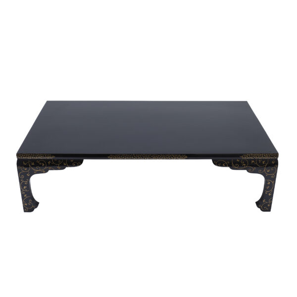 Antique Japanese Makie Table<br> Karakusa Mon - Image 2