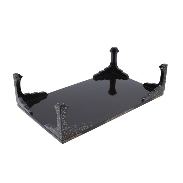 Antique Japanese Makie Table<br> Karakusa Mon - Image 4