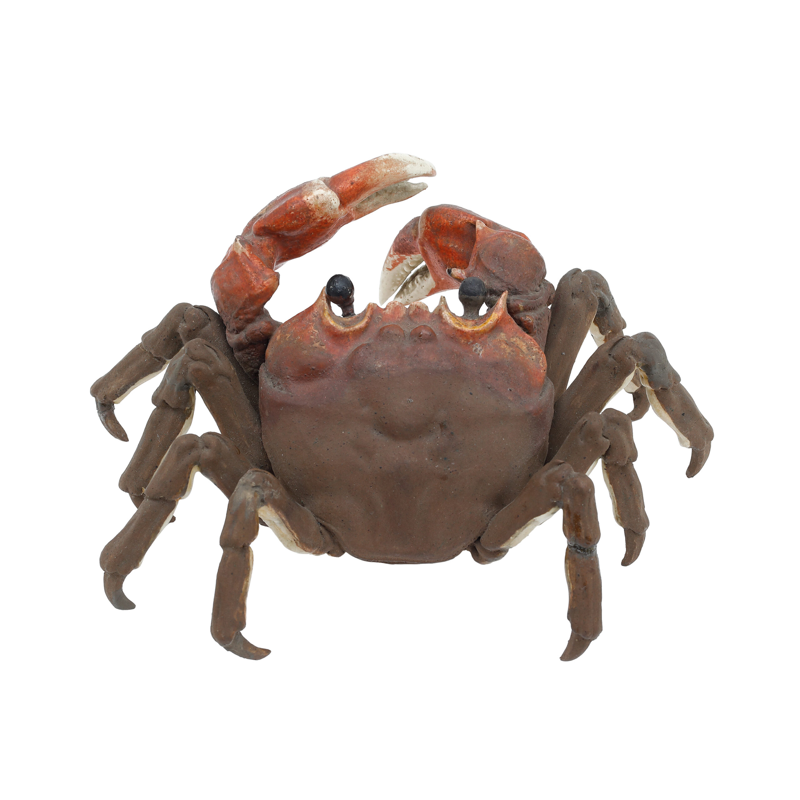 ツゲ様 文玩堂:オリーブ核の原核21mmとオリーブ核彫刻の本 Antique Japanese Ornament Crab (Okimono-03) | Samurai Museum