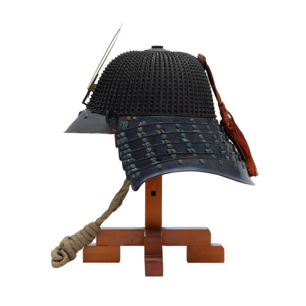 Antique Samurai Helmet <br>Mid-Edo Period <br>Rokujuyon Ken Koboshi Kabuto <br><span style="color: #ff0000;"><strong>Tokubetsu Kicho</strong></span> Shiryo Certificate</span> (KT-23) - Image 3