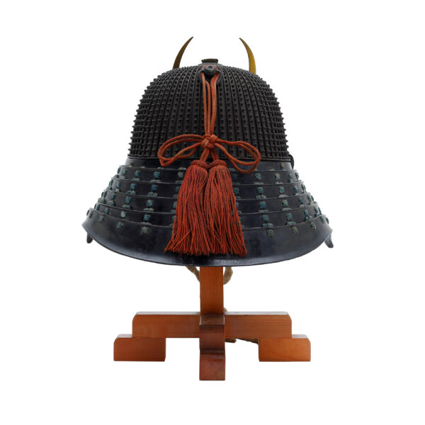 Antique Samurai Helmet <br>Mid-Edo Period <br>Rokujuyon Ken Koboshi Kabuto <br><span style="color: #ff0000;"><strong>Tokubetsu Kicho</strong></span> Shiryo Certificate</span> (KT-23) - Image 4