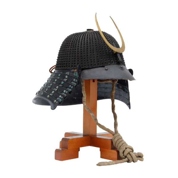 Antique Samurai Helmet <br>Mid-Edo Period <br>Rokujuyon Ken Koboshi Kabuto <br><span style="color: #ff0000;"><strong>Tokubetsu Kicho</strong></span> Shiryo Certificate</span> (KT-23) - Image 6