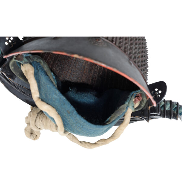 Antique Samurai Helmet <br>Mid-Edo Period <br>Rokujuyon Ken Koboshi Kabuto <br><span style="color: #ff0000;"><strong>Tokubetsu Kicho</strong></span> Shiryo Certificate</span> (KT-23) - Image 10