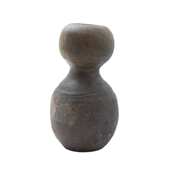 Japanese Pottery Flower Vase Bizen Ware<br>(Tea Tool-29) - Image 2