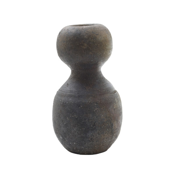 Japanese Pottery Flower Vase Bizen Ware<br>(Tea Tool-29) - Image 3