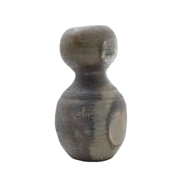Japanese Pottery Flower Vase Bizen Ware<br>(Tea Tool-29) - Image 4