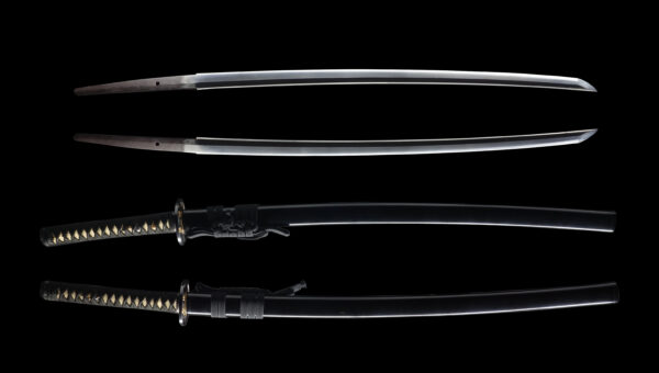 Antique Japanese Sword Katana Signed by Fujiwara Kuniyoshi <br>NBTHK <span style="color: #ff0000;">Hozon </span>Certificate - Image 12