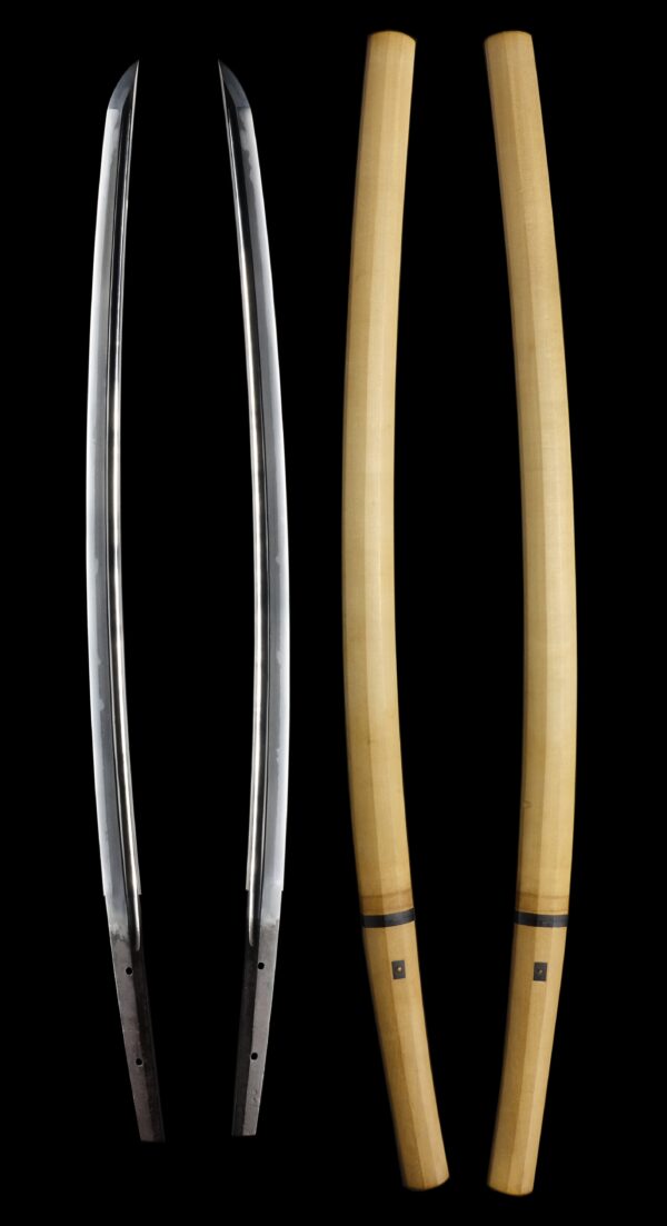 Antique Japanese Sword Katana Signed by Fujiwara Yukinaga <br>NBTHK <span style="color: #ff0000;">Hozon </span>Certificate - Image 7