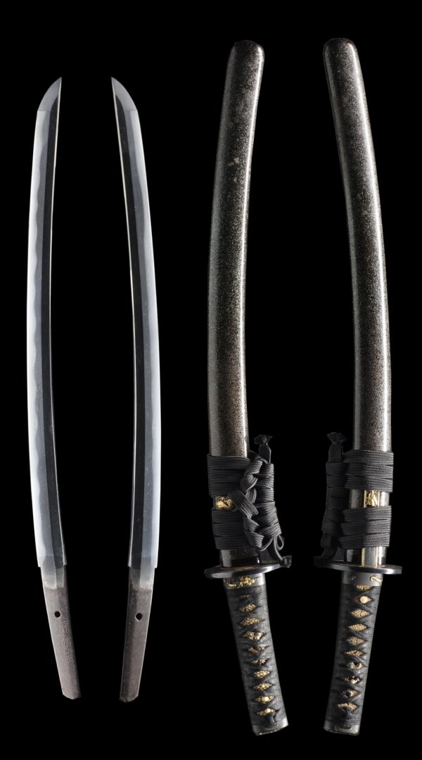 Antique Japanese Sword Wakizashi Signed by Nobuyoshi <br> NBTHK Kicho for the blade and Tokubetsu Kicho Tosogu for Koshirae - Image 7
