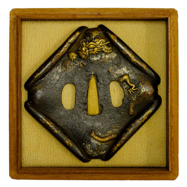Antique Tsuba for Samurai Sword with NBTHK Tokubetsu Kicho Certificate (T-630) - Image 3