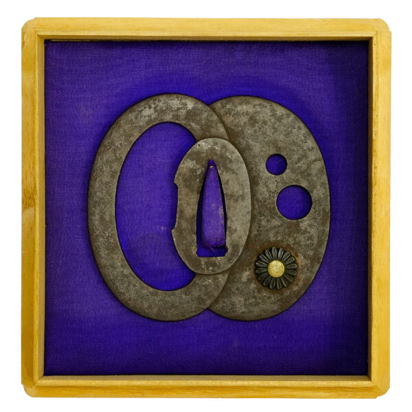 Antique Tsuba for Samurai Sword with NBTHK Tokubetsu Kicho Certificate (T-631) - Image 3