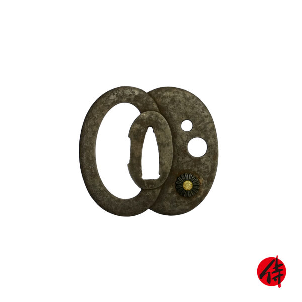 Antique Tsuba for Samurai Sword with NBTHK Tokubetsu Kicho Certificate (T-631)