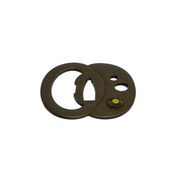 Antique Tsuba for Samurai Sword with NBTHK Tokubetsu Kicho Certificate (T-631) - Image 5