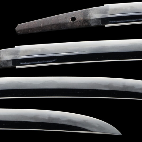 Antique Japanese Sword Wakizashi attributed to Hoki no Kami Nobutaka<br> NBTHK <span style="color: #ff0000;">Hozon</span> Certificate - Image 2